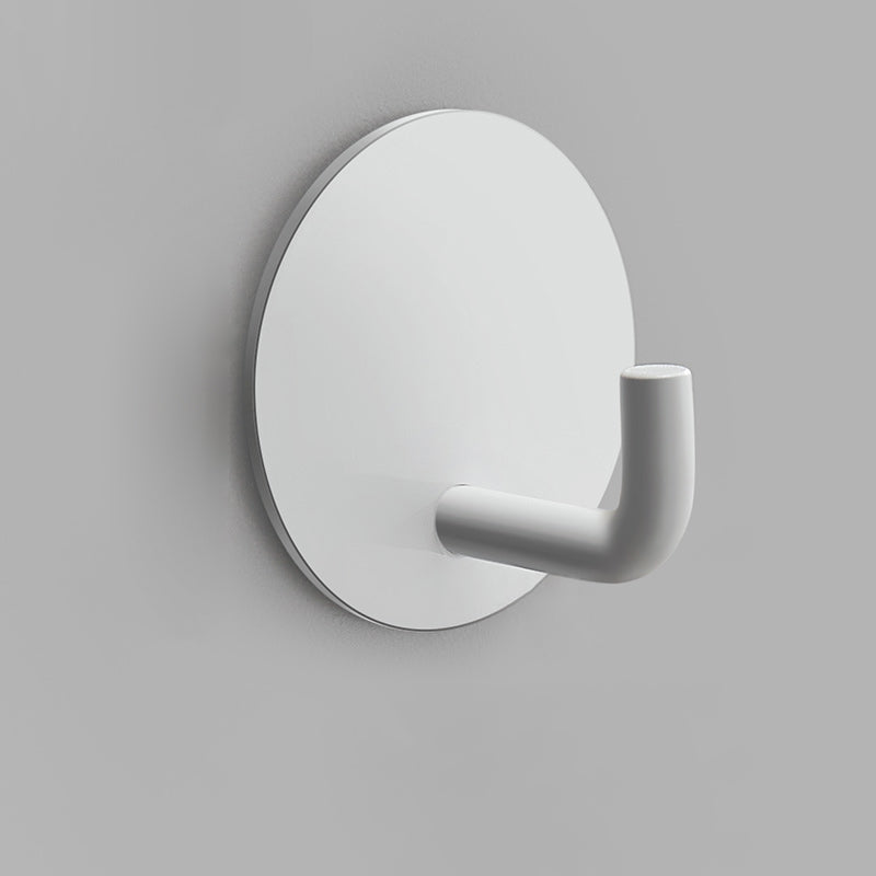 Minimal bathroom Accessory as individual or as a set Matte Bathroom Hardware White 1 Piece Clearhalo 'Bathroom Hardware Sets' 'Bathroom Hardware' 'Bathroom Remodel & Bathroom Fixtures' 'bathroom_hardware_sets' 'Home Improvement' 'home_improvement' 'home_improvement_bathroom_hardware_sets' 7352293