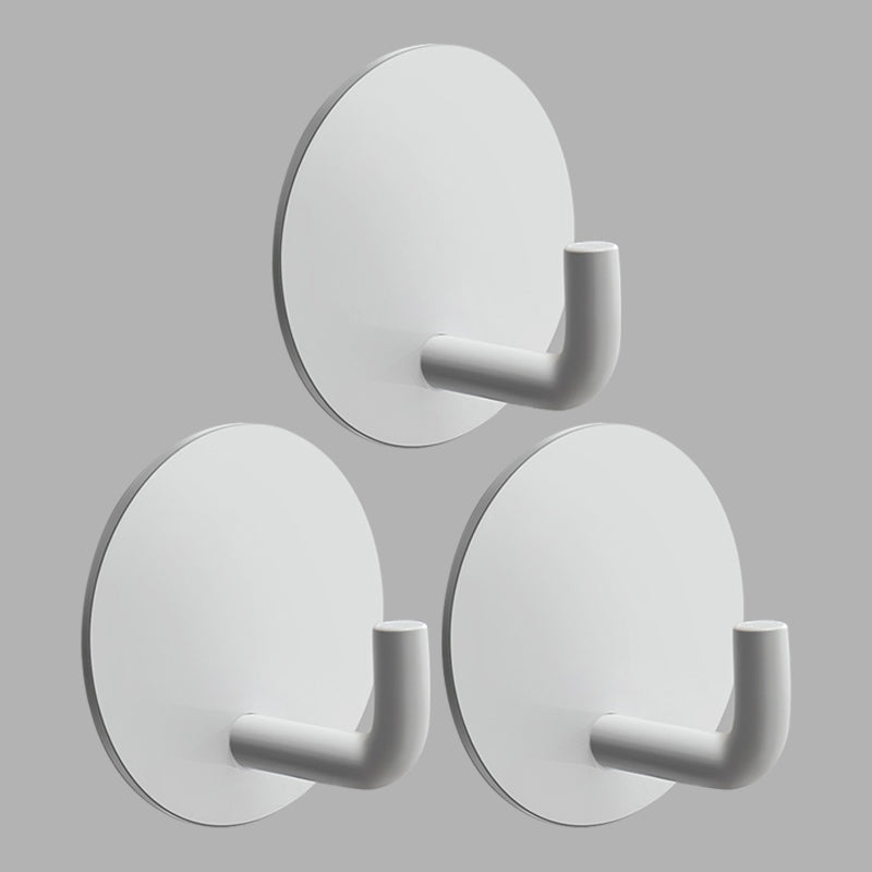 Minimal bathroom Accessory as individual or as a set Matte Bathroom Hardware White 3 Piece Set Clearhalo 'Bathroom Hardware Sets' 'Bathroom Hardware' 'Bathroom Remodel & Bathroom Fixtures' 'bathroom_hardware_sets' 'Home Improvement' 'home_improvement' 'home_improvement_bathroom_hardware_sets' 7352297