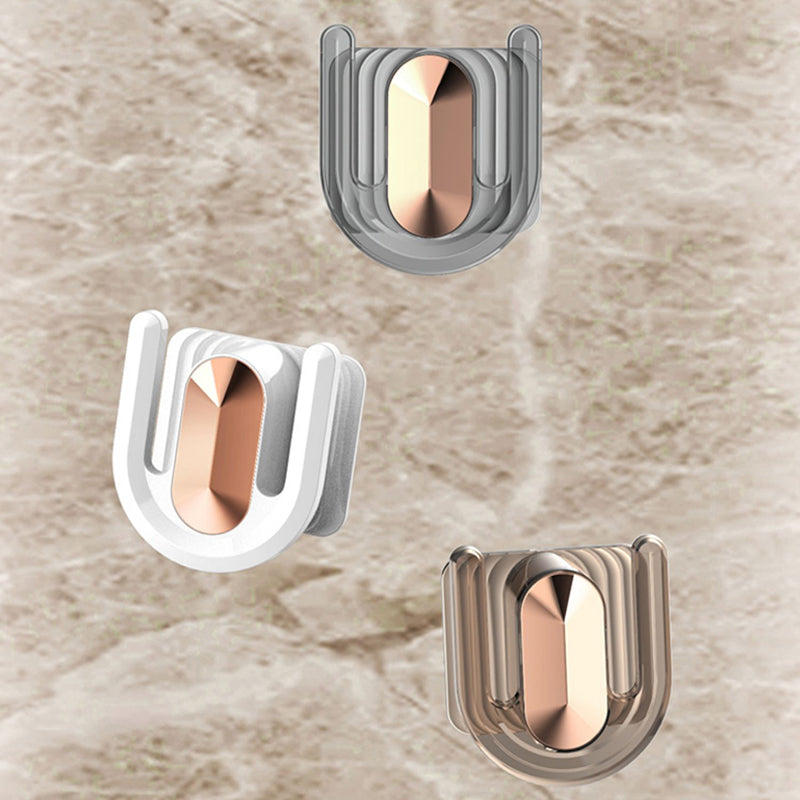 Robe Hook Bathroom Hardware Modern Adhesive Mount Bathroom Accessory Kit Clearhalo 'Bathroom Hardware Sets' 'Bathroom Hardware' 'Bathroom Remodel & Bathroom Fixtures' 'bathroom_hardware_sets' 'Home Improvement' 'home_improvement' 'home_improvement_bathroom_hardware_sets' 7352346