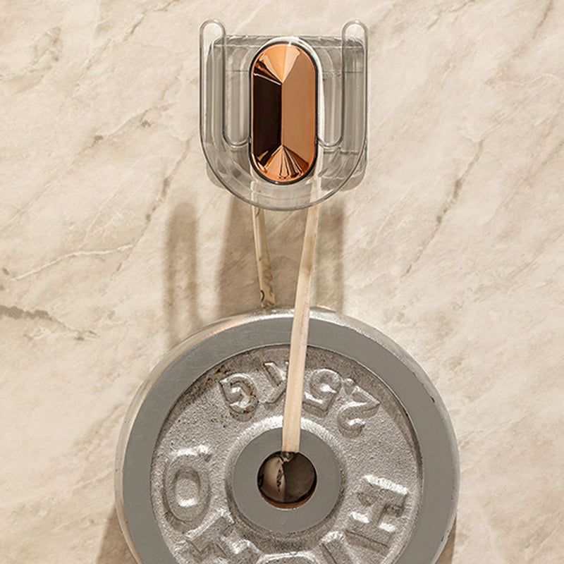 Robe Hook Bathroom Hardware Modern Adhesive Mount Bathroom Accessory Kit Clearhalo 'Bathroom Hardware Sets' 'Bathroom Hardware' 'Bathroom Remodel & Bathroom Fixtures' 'bathroom_hardware_sets' 'Home Improvement' 'home_improvement' 'home_improvement_bathroom_hardware_sets' 7352350