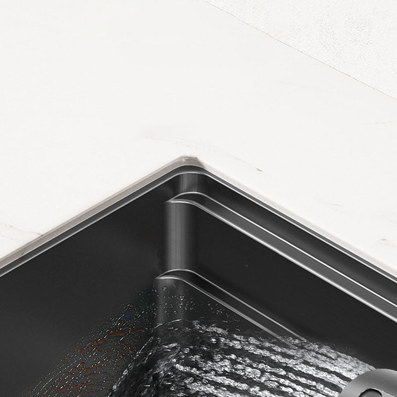 Stainless Steel Kitchen Sink Undermount 1-Bowl Kitchen Sink with Cutting-Board Clearhalo 'Home Improvement' 'home_improvement' 'home_improvement_kitchen_sinks' 'Kitchen Remodel & Kitchen Fixtures' 'Kitchen Sinks & Faucet Components' 'Kitchen Sinks' 'kitchen_sinks' 7352461