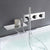 Modern Tub Spout Trim Brass Wall Mounted with Handshower Bath Faucet Trim Silver Clearhalo 'Bathroom Remodel & Bathroom Fixtures' 'Bathtub Faucets' 'bathtub_faucets' 'Home Improvement' 'home_improvement' 'home_improvement_bathtub_faucets' 7352494