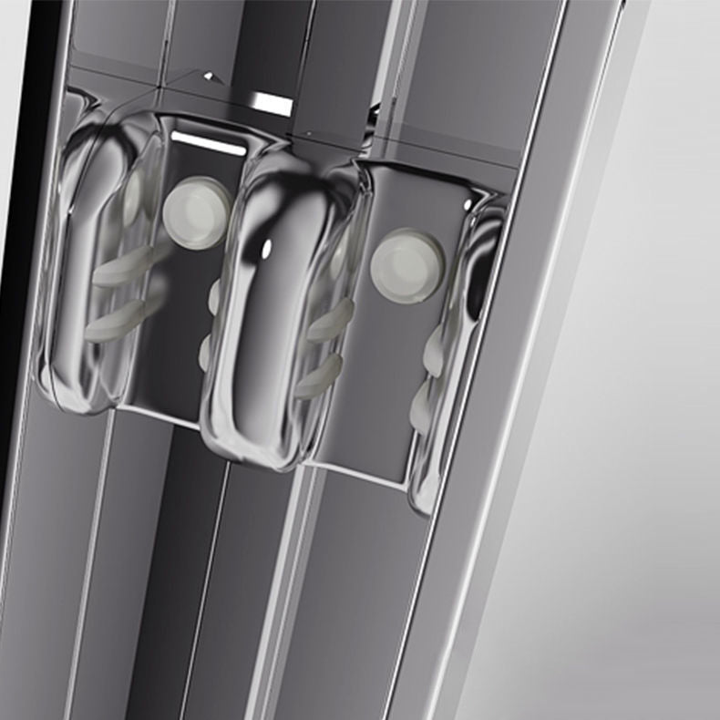 Framed Double Sliding Shower Bath Door Black Tempered Shower Doors Clearhalo 'Bathroom Remodel & Bathroom Fixtures' 'Home Improvement' 'home_improvement' 'home_improvement_shower_tub_doors' 'Shower and Tub Doors' 'shower_tub_doors' 'Showers & Bathtubs' 7352696