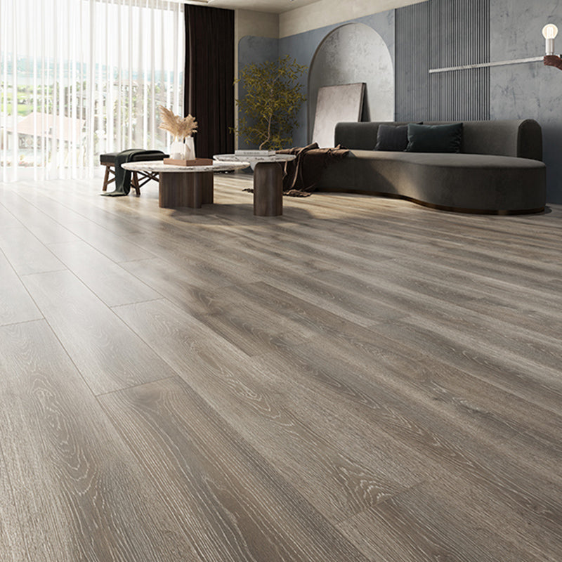 Traditional Wood Flooring Tiles Wire Brushed Waterproof Click-Locking Wood Tile Set Old Wood Clearhalo 'Flooring 'Hardwood Flooring' 'hardwood_flooring' 'Home Improvement' 'home_improvement' 'home_improvement_hardwood_flooring' Walls and Ceiling' 7353064
