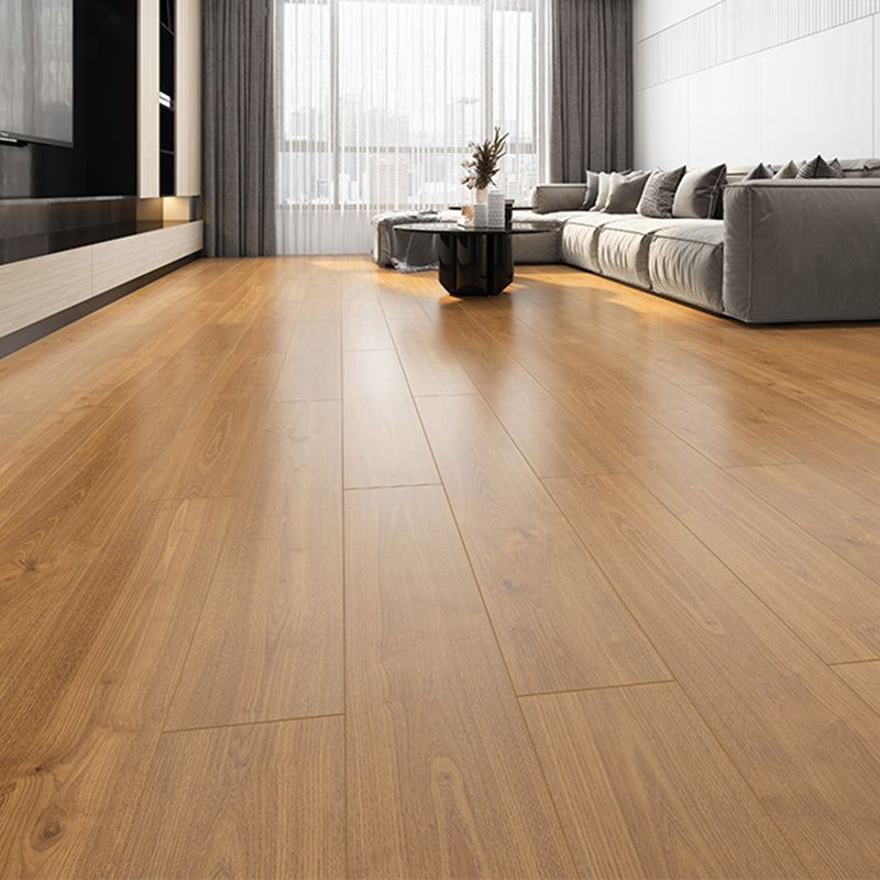 Traditional Wood Flooring Tiles Wire Brushed Waterproof Click-Locking Wood Tile Set Natural Clearhalo 'Flooring 'Hardwood Flooring' 'hardwood_flooring' 'Home Improvement' 'home_improvement' 'home_improvement_hardwood_flooring' Walls and Ceiling' 7353078