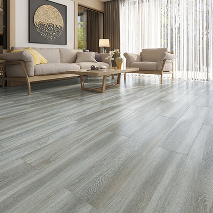 Traditional Wood Flooring Tiles Wire Brushed Waterproof Click-Locking Wood Tile Set White Gray Clearhalo 'Flooring 'Hardwood Flooring' 'hardwood_flooring' 'Home Improvement' 'home_improvement' 'home_improvement_hardwood_flooring' Walls and Ceiling' 7353079