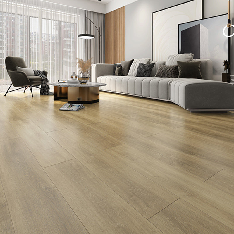 Traditional Wood Flooring Tiles Wire Brushed Waterproof Click-Locking Wood Tile Set Yellow Brown Clearhalo 'Flooring 'Hardwood Flooring' 'hardwood_flooring' 'Home Improvement' 'home_improvement' 'home_improvement_hardwood_flooring' Walls and Ceiling' 7353080