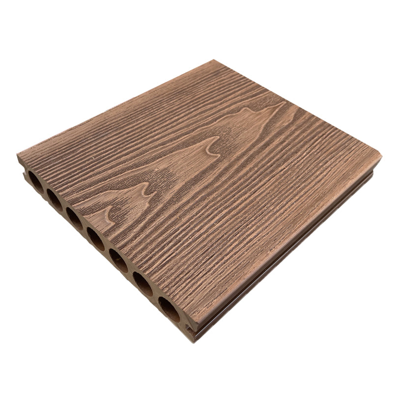 Embossed Square Patio Flooring Tiles Composite Nailed Flooring Tiles Garden Rosewood Clearhalo 'Home Improvement' 'home_improvement' 'home_improvement_outdoor_deck_tiles_planks' 'Outdoor Deck Tiles & Planks' 'Outdoor Flooring & Tile' 'Outdoor Remodel' 'outdoor_deck_tiles_planks' 7354041