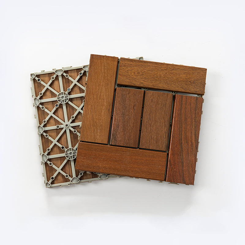 Outdoor Laminate Floor Square Waterproof Scratch Resistant Laminate Floor Tan Clearhalo 'Flooring 'Home Improvement' 'home_improvement' 'home_improvement_laminate_flooring' 'Laminate Flooring' 'laminate_flooring' Walls and Ceiling' 7354103