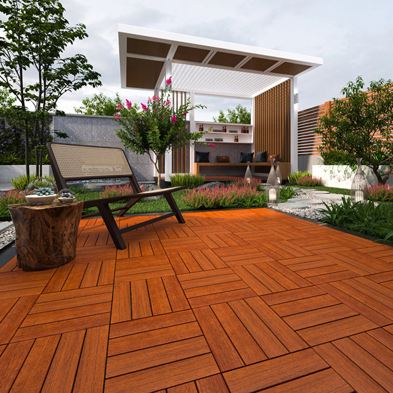 Outdoor Laminate Floor Square Waterproof Scratch Resistant Laminate Floor Clearhalo 'Flooring 'Home Improvement' 'home_improvement' 'home_improvement_laminate_flooring' 'Laminate Flooring' 'laminate_flooring' Walls and Ceiling' 7354105