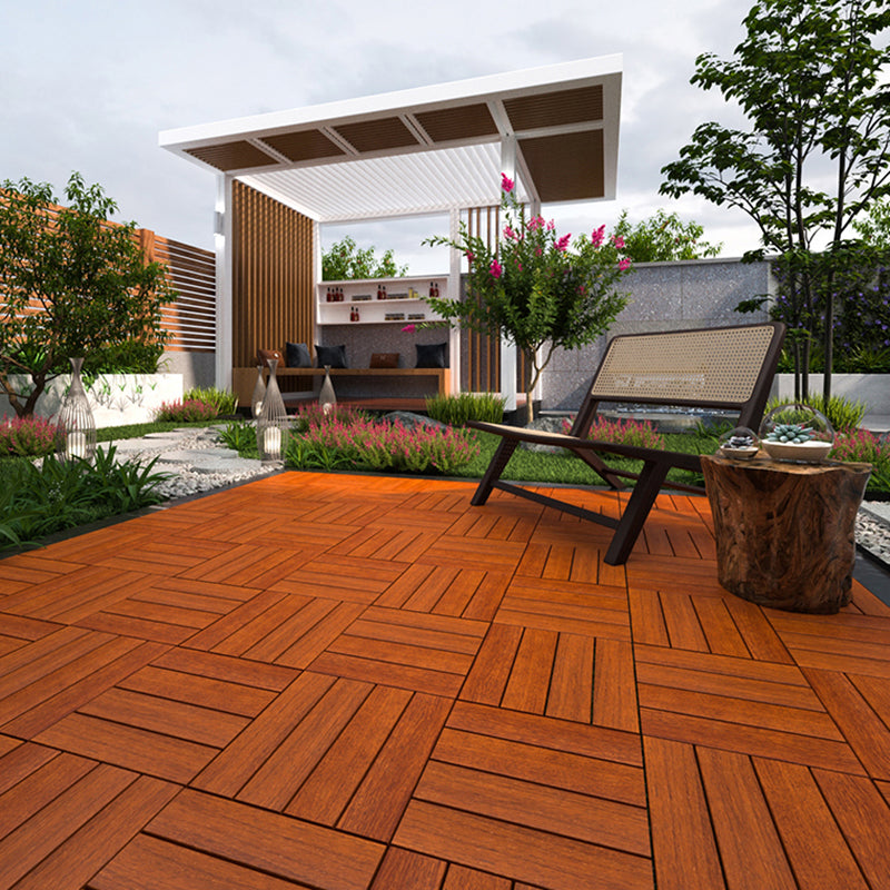 Outdoor Laminate Floor Square Waterproof Scratch Resistant Laminate Floor Clearhalo 'Flooring 'Home Improvement' 'home_improvement' 'home_improvement_laminate_flooring' 'Laminate Flooring' 'laminate_flooring' Walls and Ceiling' 7354117