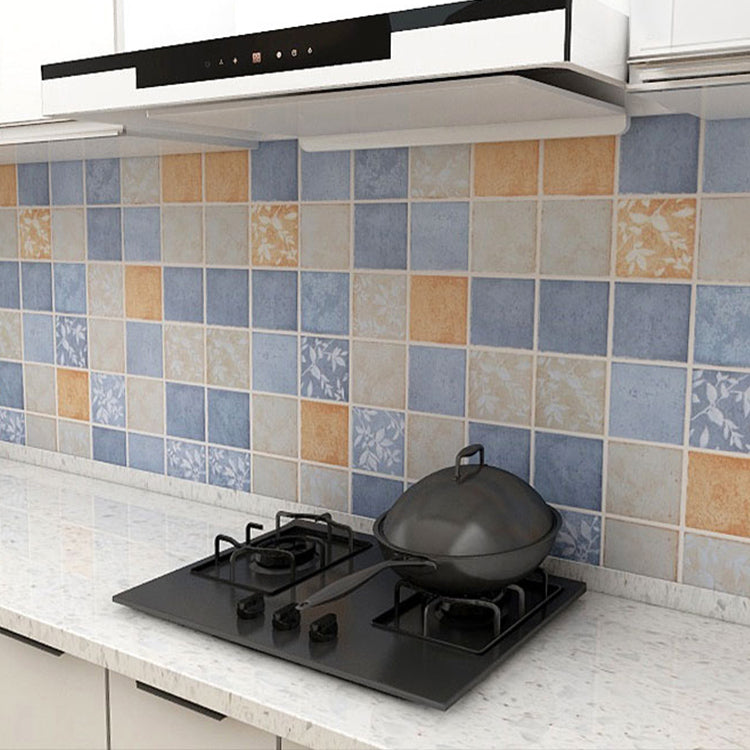 Grid Mosaic Peel & Stick Tile Water-resistant Kitchen Wallpaper Clearhalo 'Flooring 'Home Improvement' 'home_improvement' 'home_improvement_peel_stick_blacksplash' 'Peel & Stick Backsplash Tile' 'peel_stick_blacksplash' 'Walls & Ceilings' Walls and Ceiling' 7354720