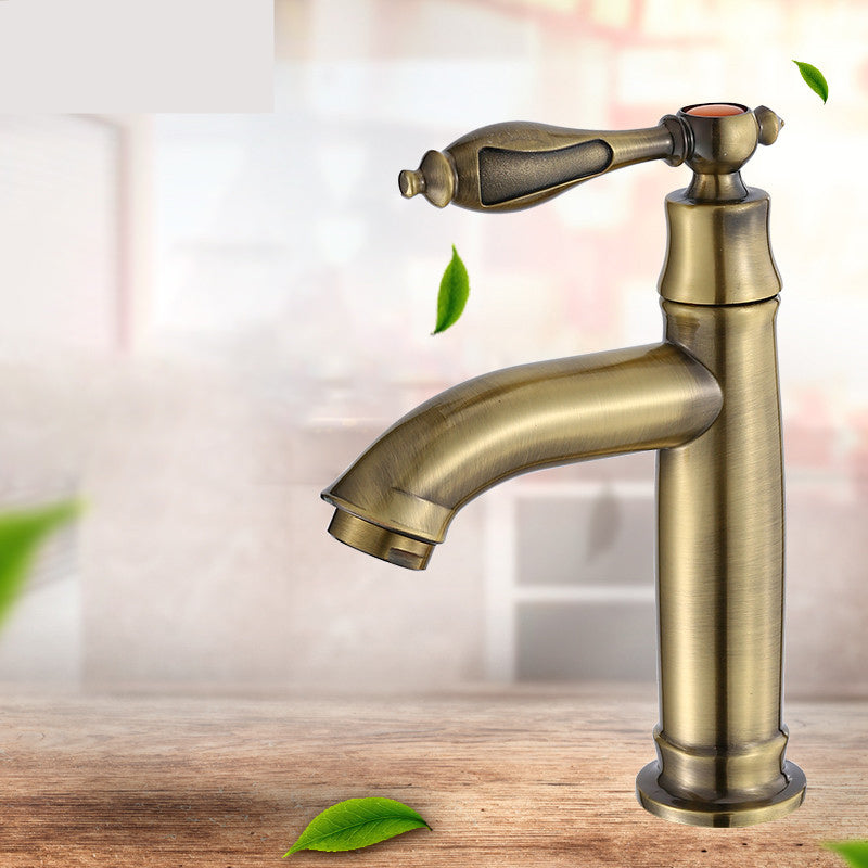 Farmhouse Wide Spread Bathroom Faucet 1-Handle Lavatory Faucet Clearhalo 'bathroom_sink_faucets' 'Conjunta de Baño y Conjunta de Grifo' 'Coronamiento de Baño y Dispositivo de Baño' 'Grifo del lavabo del baño' 'Hogar' 'home_improvement' 'home_improvement_bathroom_sink_faucets' 'Mejoras para el hogar' 7354776