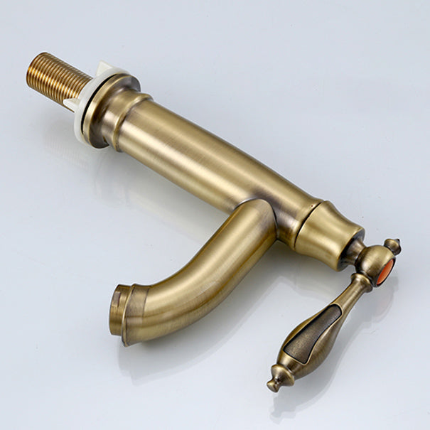 Farmhouse Wide Spread Bathroom Faucet 1-Handle Lavatory Faucet Clearhalo 'bathroom_sink_faucets' 'Conjunta de Baño y Conjunta de Grifo' 'Coronamiento de Baño y Dispositivo de Baño' 'Grifo del lavabo del baño' 'Hogar' 'home_improvement' 'home_improvement_bathroom_sink_faucets' 'Mejoras para el hogar' 7354780