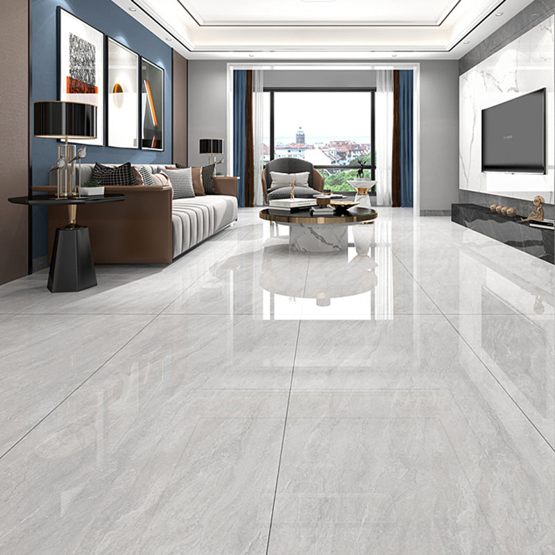 Rectangle Matte Singular Tile Marble Light Gray Tile for Home Decor Gun Grey 60 Pieces Clearhalo 'Floor Tiles & Wall Tiles' 'floor_tiles_wall_tiles' 'Flooring 'Home Improvement' 'home_improvement' 'home_improvement_floor_tiles_wall_tiles' Walls and Ceiling' 7354841