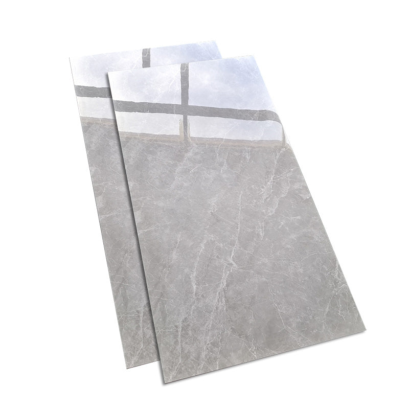 Rectangle Matte Singular Tile Marble Light Gray Tile for Home Decor Heather Gray Clearhalo 'Floor Tiles & Wall Tiles' 'floor_tiles_wall_tiles' 'Flooring 'Home Improvement' 'home_improvement' 'home_improvement_floor_tiles_wall_tiles' Walls and Ceiling' 7354845