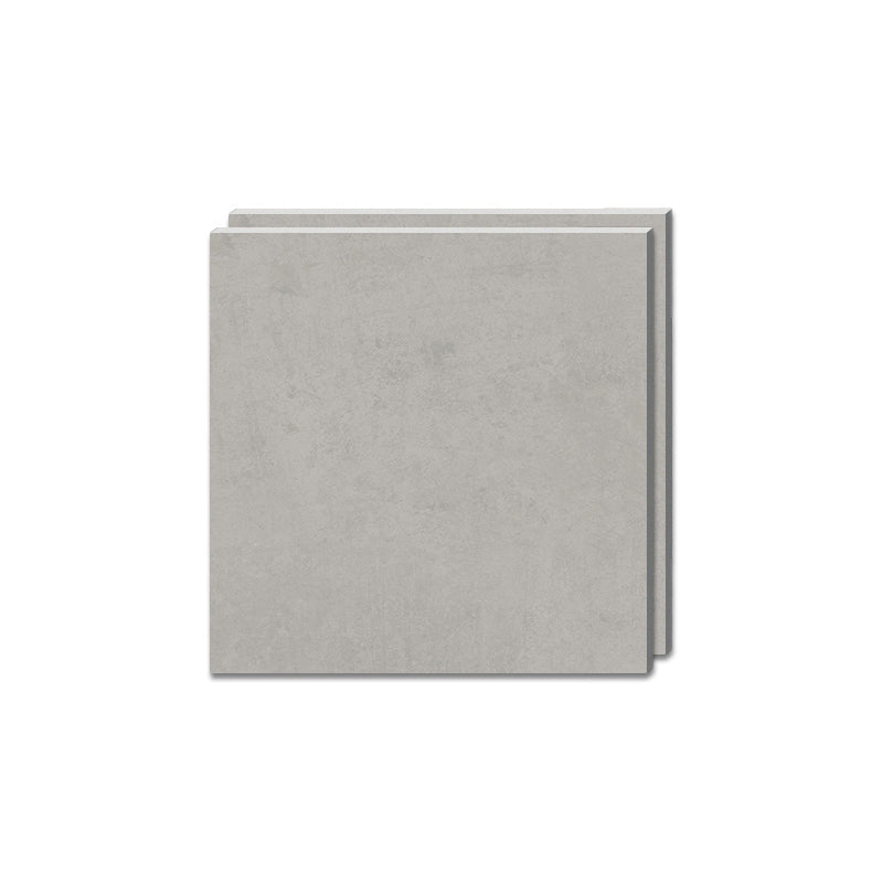 Matte Rectangular Singular Tile Cement Straight Edge Floor Tile Light Gray 24"L x 24"W Clearhalo 'Floor Tiles & Wall Tiles' 'floor_tiles_wall_tiles' 'Flooring 'Home Improvement' 'home_improvement' 'home_improvement_floor_tiles_wall_tiles' Walls and Ceiling' 7354869