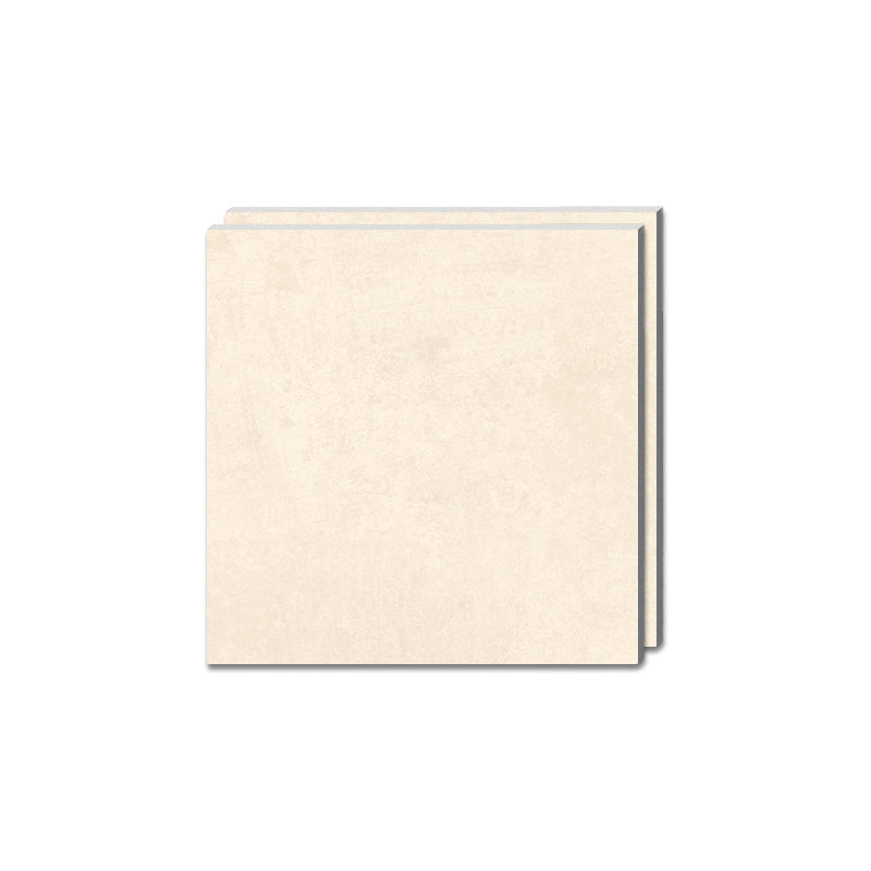 Matte Rectangular Singular Tile Cement Straight Edge Floor Tile Light Yellow 24"L x 24"W Clearhalo 'Floor Tiles & Wall Tiles' 'floor_tiles_wall_tiles' 'Flooring 'Home Improvement' 'home_improvement' 'home_improvement_floor_tiles_wall_tiles' Walls and Ceiling' 7354887