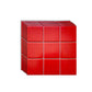 Grid Mosaic Sheet Wall Mixed Material Square Glazed Pressed Floor Tile Red Clearhalo 'Floor Tiles & Wall Tiles' 'floor_tiles_wall_tiles' 'Flooring 'Home Improvement' 'home_improvement' 'home_improvement_floor_tiles_wall_tiles' Walls and Ceiling' 7354907