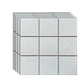 Grid Mosaic Sheet Wall Mixed Material Square Glazed Pressed Floor Tile White Clearhalo 'Floor Tiles & Wall Tiles' 'floor_tiles_wall_tiles' 'Flooring 'Home Improvement' 'home_improvement' 'home_improvement_floor_tiles_wall_tiles' Walls and Ceiling' 7354925