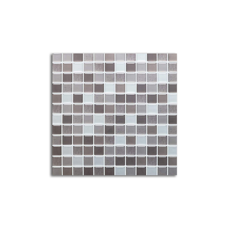 Colorful Mosaic Peel & Stick Tile Water-resistant for Backsplash Wall Chocolate Clearhalo 'Flooring 'Home Improvement' 'home_improvement' 'home_improvement_peel_stick_blacksplash' 'Peel & Stick Backsplash Tile' 'peel_stick_blacksplash' 'Walls & Ceilings' Walls and Ceiling' 7354946