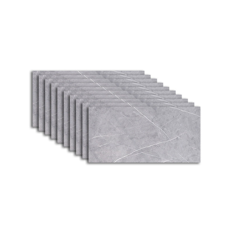 Rectangular Mildew Resistant Tile PVC Singular Peel & Stick Tile for Kitchen Grey Clearhalo 'Flooring 'Home Improvement' 'home_improvement' 'home_improvement_peel_stick_blacksplash' 'Peel & Stick Backsplash Tile' 'peel_stick_blacksplash' 'Walls & Ceilings' Walls and Ceiling' 7354952