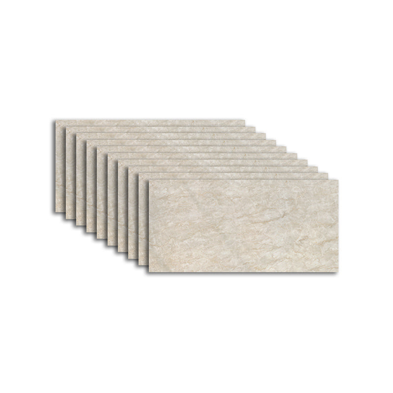 Rectangular Mildew Resistant Tile PVC Singular Peel & Stick Tile for Kitchen Beige Clearhalo 'Flooring 'Home Improvement' 'home_improvement' 'home_improvement_peel_stick_blacksplash' 'Peel & Stick Backsplash Tile' 'peel_stick_blacksplash' 'Walls & Ceilings' Walls and Ceiling' 7354957