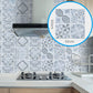 Spanish Pattern Singular Tile Mildew Resistant Peel & Stick Tile for Backsplash Wall Clearhalo 'Flooring 'Home Improvement' 'home_improvement' 'home_improvement_peel_stick_blacksplash' 'Peel & Stick Backsplash Tile' 'peel_stick_blacksplash' 'Walls & Ceilings' Walls and Ceiling' 7354983