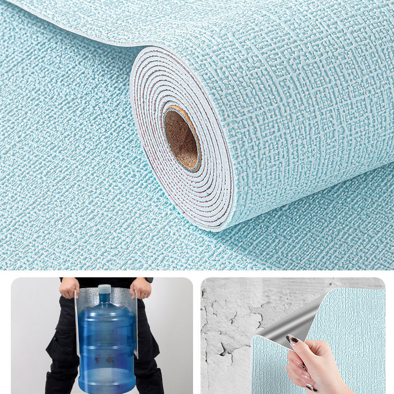 Modern Wall Covering Paneling Textured Wall Interior Water Proof Roll Plank Ultramarine Clearhalo 'Flooring 'Home Improvement' 'home_improvement' 'home_improvement_wall_paneling' 'Wall Paneling' 'wall_paneling' 'Walls & Ceilings' Walls and Ceiling' 7355009