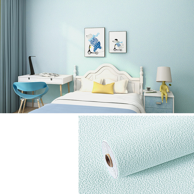 Modern Flax Wall Covering Paneling Textured Wall Interior Roll Plank Light Blue Clearhalo 'Flooring 'Home Improvement' 'home_improvement' 'home_improvement_wall_paneling' 'Wall Paneling' 'wall_paneling' 'Walls & Ceilings' Walls and Ceiling' 7355019