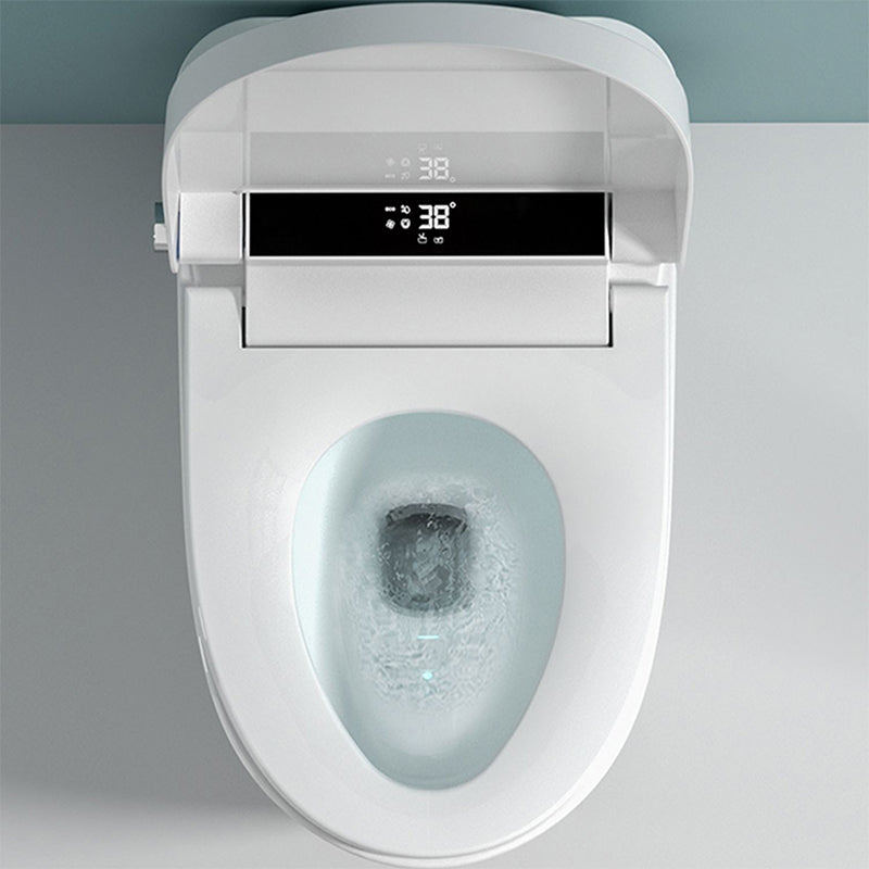 One Piece Toilet Modern Porcelain Floor Mounted Flush Toilet Clearhalo 'Bathroom Remodel & Bathroom Fixtures' 'Home Improvement' 'home_improvement' 'home_improvement_toilets' 'Toilets & Bidets' 'Toilets' 7355700