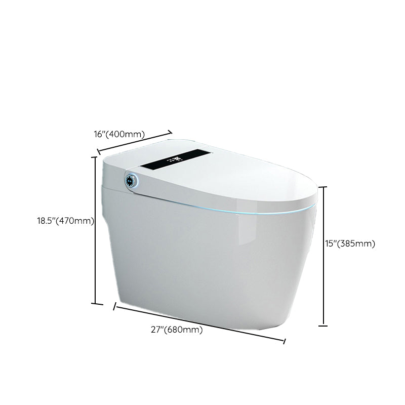 One Piece Toilet Modern Porcelain Floor Mounted Flush Toilet Clearhalo 'Bathroom Remodel & Bathroom Fixtures' 'Home Improvement' 'home_improvement' 'home_improvement_toilets' 'Toilets & Bidets' 'Toilets' 7355704