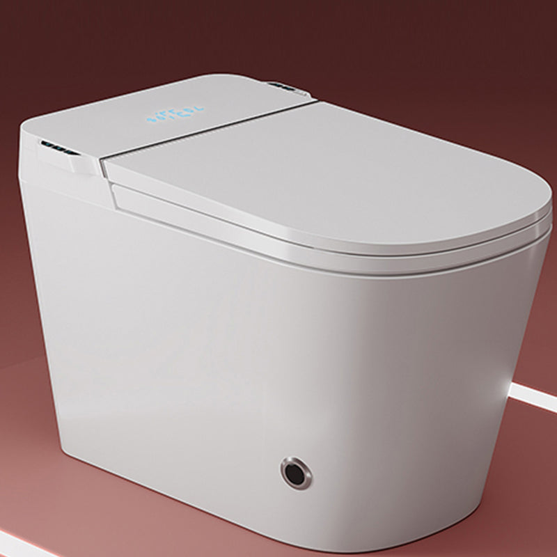 Contemporary Siphon Jet Flush Toilet Slow Close Seat Included Urine Toilet for Bathroom Bright White Clearhalo 'Bathroom Remodel & Bathroom Fixtures' 'Home Improvement' 'home_improvement' 'home_improvement_toilets' 'Toilets & Bidets' 'Toilets' 7355720