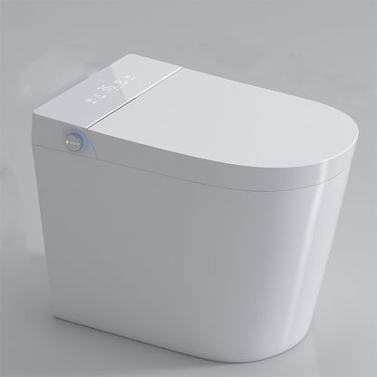 Contemporary Siphon Jet Flush Toilet Slow Close Seat Included Urine Toilet for Bathroom White Manual Lid (Standard) Clearhalo 'Bathroom Remodel & Bathroom Fixtures' 'Home Improvement' 'home_improvement' 'home_improvement_toilets' 'Toilets & Bidets' 'Toilets' 7355723