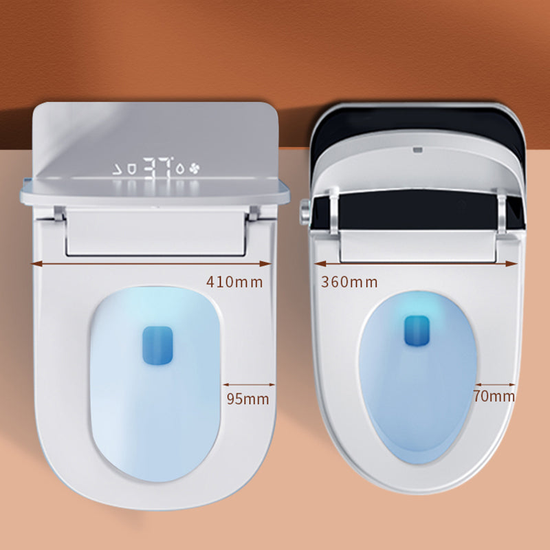Contemporary Siphon Jet Flush Toilet Slow Close Seat Included Urine Toilet for Bathroom Clearhalo 'Bathroom Remodel & Bathroom Fixtures' 'Home Improvement' 'home_improvement' 'home_improvement_toilets' 'Toilets & Bidets' 'Toilets' 7355728