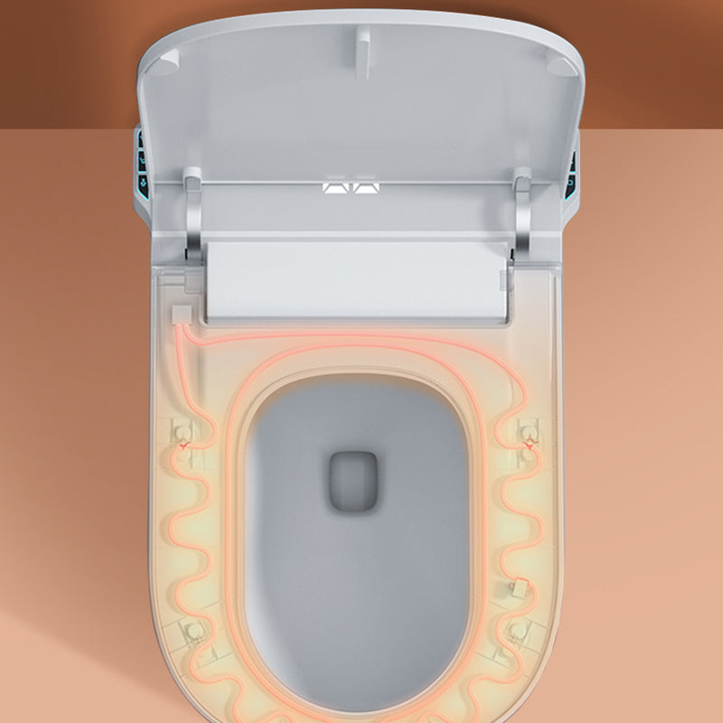 Contemporary Siphon Jet Flush Toilet Slow Close Seat Included Urine Toilet for Bathroom Clearhalo 'Bathroom Remodel & Bathroom Fixtures' 'Home Improvement' 'home_improvement' 'home_improvement_toilets' 'Toilets & Bidets' 'Toilets' 7355730