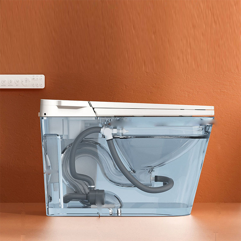 Contemporary Siphon Jet Flush Toilet Slow Close Seat Included Urine Toilet for Bathroom Clearhalo 'Bathroom Remodel & Bathroom Fixtures' 'Home Improvement' 'home_improvement' 'home_improvement_toilets' 'Toilets & Bidets' 'Toilets' 7355731