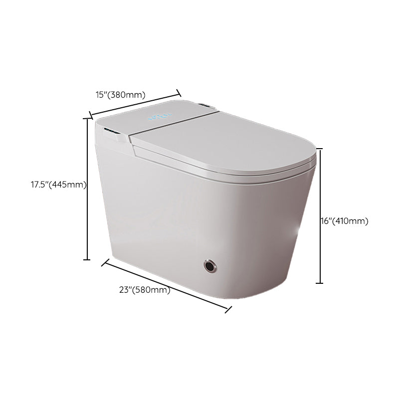 Contemporary Siphon Jet Flush Toilet Slow Close Seat Included Urine Toilet for Bathroom Clearhalo 'Bathroom Remodel & Bathroom Fixtures' 'Home Improvement' 'home_improvement' 'home_improvement_toilets' 'Toilets & Bidets' 'Toilets' 7355733