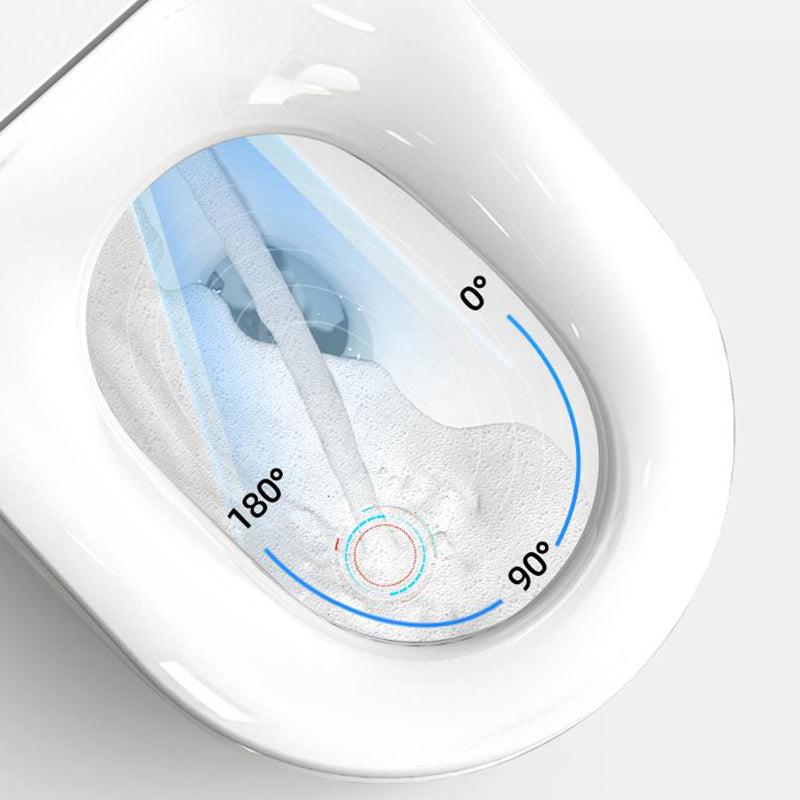 One Piece Toilet Modern Toilet Porcelain Floor Mounted Siphon Jet Flush Toilet Clearhalo 'Bathroom Remodel & Bathroom Fixtures' 'Home Improvement' 'home_improvement' 'home_improvement_toilets' 'Toilets & Bidets' 'Toilets' 7355741