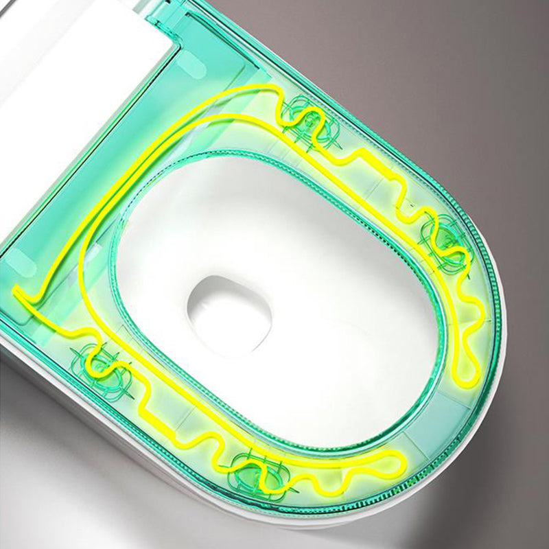 One Piece Toilet Modern Toilet Porcelain Floor Mounted Siphon Jet Flush Toilet Clearhalo 'Bathroom Remodel & Bathroom Fixtures' 'Home Improvement' 'home_improvement' 'home_improvement_toilets' 'Toilets & Bidets' 'Toilets' 7355742