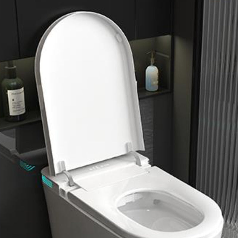 One Piece Toilet Modern Toilet Porcelain Floor Mounted Siphon Jet Flush Toilet Clearhalo 'Bathroom Remodel & Bathroom Fixtures' 'Home Improvement' 'home_improvement' 'home_improvement_toilets' 'Toilets & Bidets' 'Toilets' 7355743