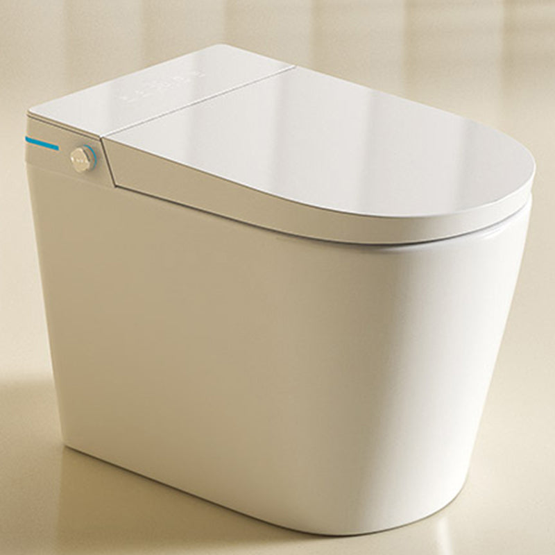 One Piece Toilet Siphon Jet Toilet Modern Porcelain Floor Mounted Flush Toilet White Clearhalo 'Bathroom Remodel & Bathroom Fixtures' 'Home Improvement' 'home_improvement' 'home_improvement_toilets' 'Toilets & Bidets' 'Toilets' 7355747