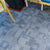 Square Scratch Resistant Plastic Floor Water Resistant Peel & Stick Floor Tiles Royal Blue 18"L x 18"W Clearhalo 'Flooring 'Home Improvement' 'home_improvement' 'home_improvement_vinyl_flooring' 'Vinyl Flooring' 'vinyl_flooring' Walls and Ceiling' 7356494