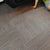 Square Scratch Resistant Plastic Floor Water Resistant Peel & Stick Floor Tiles Dark Brown 18"L x 18"W Clearhalo 'Flooring 'Home Improvement' 'home_improvement' 'home_improvement_vinyl_flooring' 'Vinyl Flooring' 'vinyl_flooring' Walls and Ceiling' 7356495