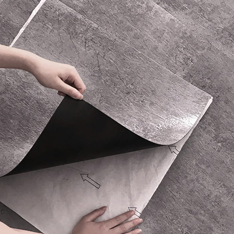 Modern Water Resistant Plastic Floor Fabric Look Square Edge Floor Tiles Clearhalo 'Flooring 'Home Improvement' 'home_improvement' 'home_improvement_vinyl_flooring' 'Vinyl Flooring' 'vinyl_flooring' Walls and Ceiling' 7356511