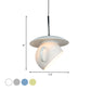 Macaron 1 Head Pendant Light White/Blue/Yellow Finish Coffee Cup LED Ceiling Lamp Fixture with Cement Shade Clearhalo 'Ceiling Lights' 'Modern Pendants' 'Modern' 'Pendant Lights' 'Pendants' Lighting' 735654