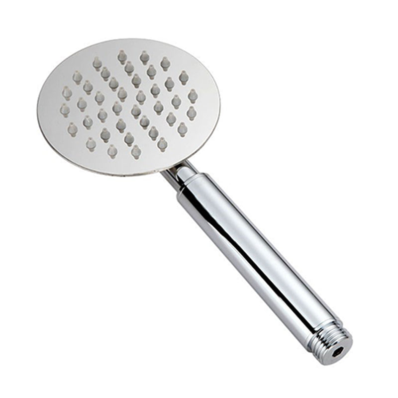 Contemporary Stainless Steel Hand Shower Self-Cleaning Showerhead Clearhalo 'Bathroom Remodel & Bathroom Fixtures' 'Home Improvement' 'home_improvement' 'home_improvement_shower_heads' 'Shower Heads' 'shower_heads' 'Showers & Bathtubs Plumbing' 'Showers & Bathtubs' 7356542