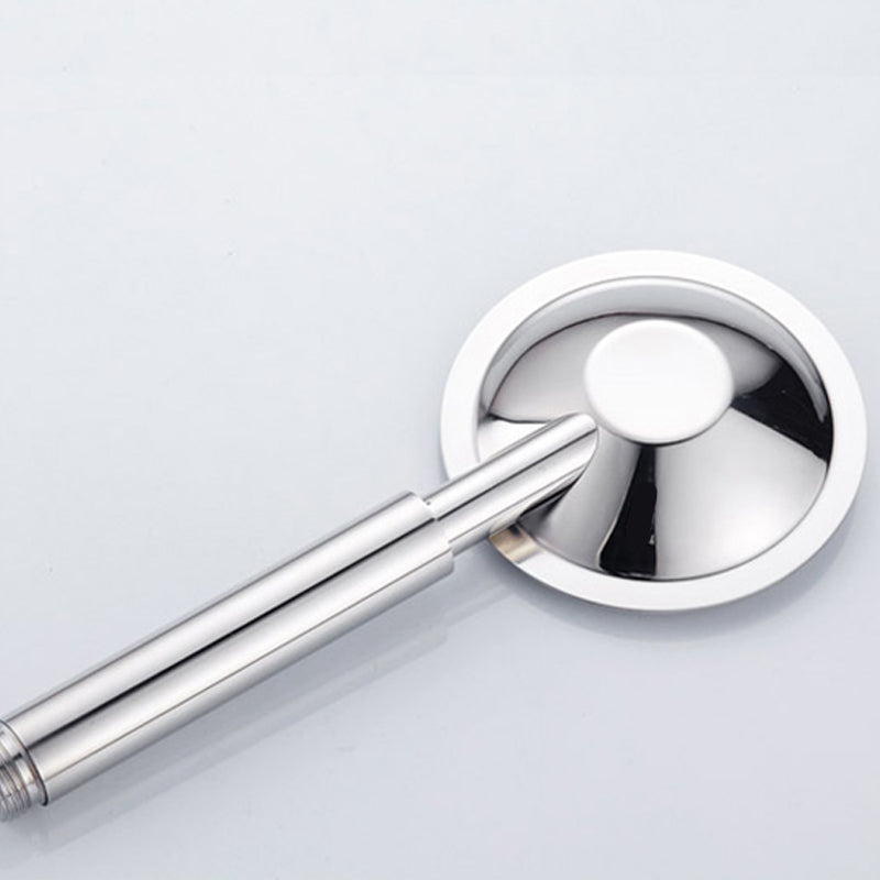 Contemporary Stainless Steel Hand Shower Self-Cleaning Showerhead Clearhalo 'Bathroom Remodel & Bathroom Fixtures' 'Home Improvement' 'home_improvement' 'home_improvement_shower_heads' 'Shower Heads' 'shower_heads' 'Showers & Bathtubs Plumbing' 'Showers & Bathtubs' 7356550