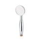 Simple Handheld Shower Head Square 304 Stainless Steel Shower Head Round Hand Shower Hose not included Clearhalo 'Bathroom Remodel & Bathroom Fixtures' 'Home Improvement' 'home_improvement' 'home_improvement_shower_heads' 'Shower Heads' 'shower_heads' 'Showers & Bathtubs Plumbing' 'Showers & Bathtubs' 7356555