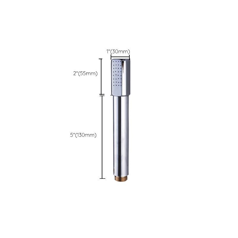 Simple Handheld Shower Head Square 304 Stainless Steel Shower Head Clearhalo 'Bathroom Remodel & Bathroom Fixtures' 'Home Improvement' 'home_improvement' 'home_improvement_shower_heads' 'Shower Heads' 'shower_heads' 'Showers & Bathtubs Plumbing' 'Showers & Bathtubs' 7356581